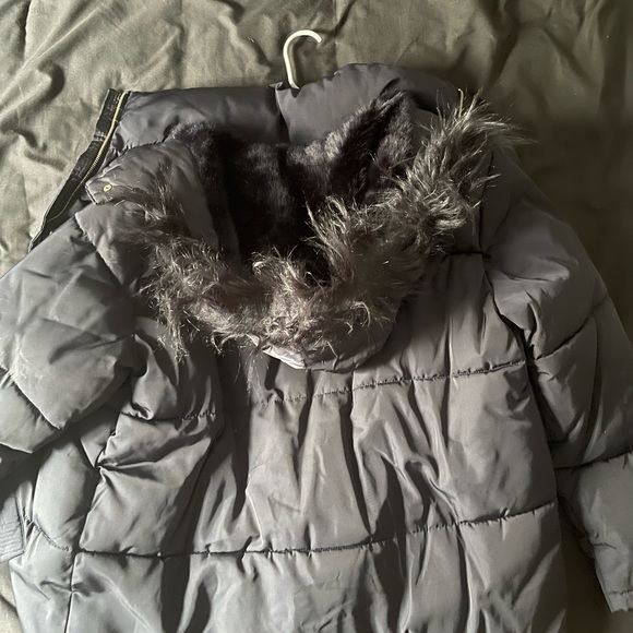 SUPER HEAVY QUALITY PUFFER JACKET WITH FUR HOOD - Picture 6 of 6
